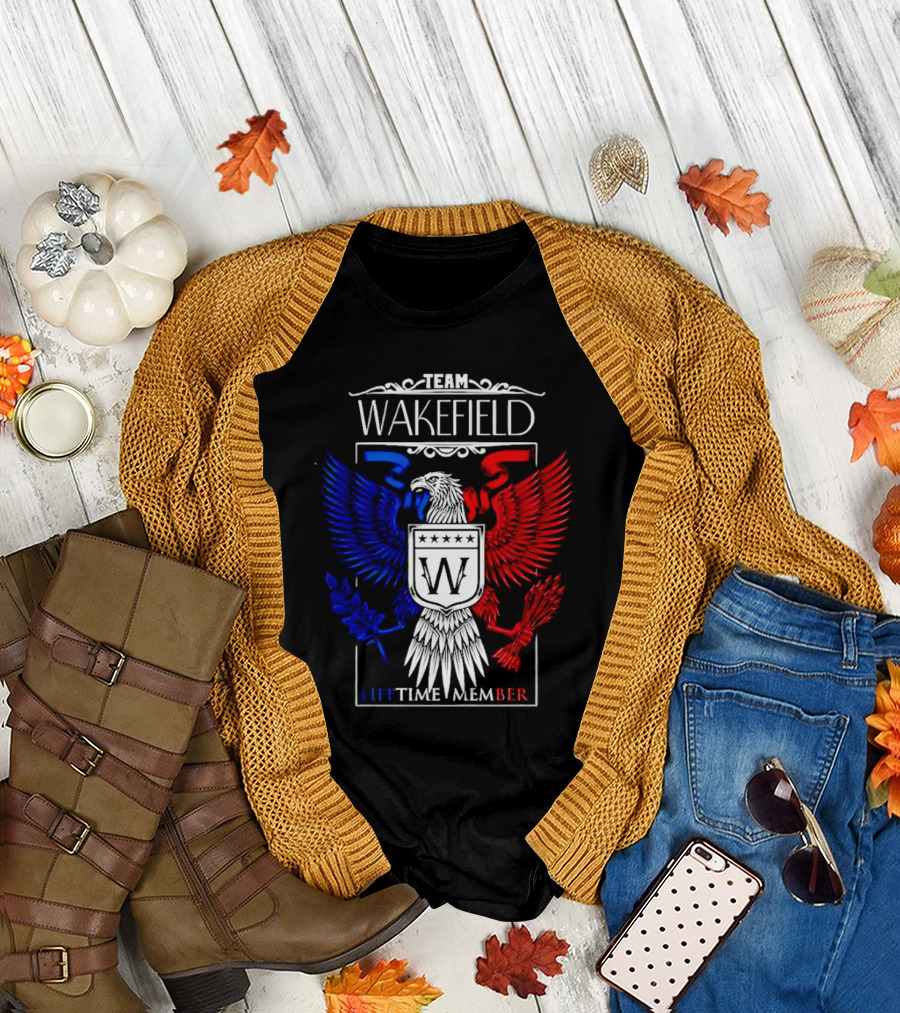 Team Wakefield Lifetime Member Eagle Crest T-Shirt