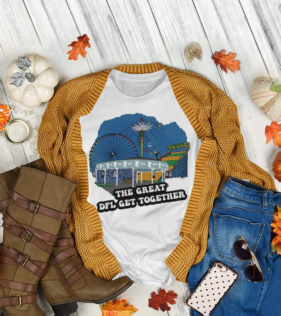 The Great DFL Get Together Ferris Wheel Carnival Scene T-Shirt