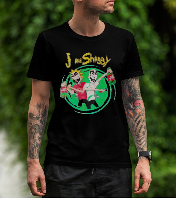 J And Shaggy Insane Clown Posse Rick And Morty Crossover Image T-Shirt
