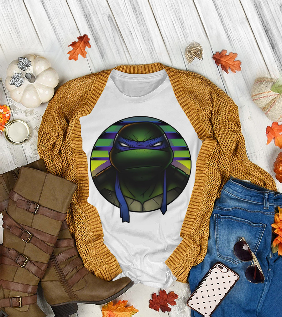 Leonardo Teenage Mutant Ninja Turtles Vintage Mutant Blue T-Shirt