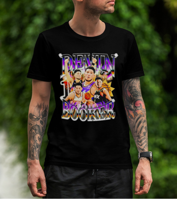 Devin Booker Phoenix Suns Vintage Desert Basketball T-Shirt