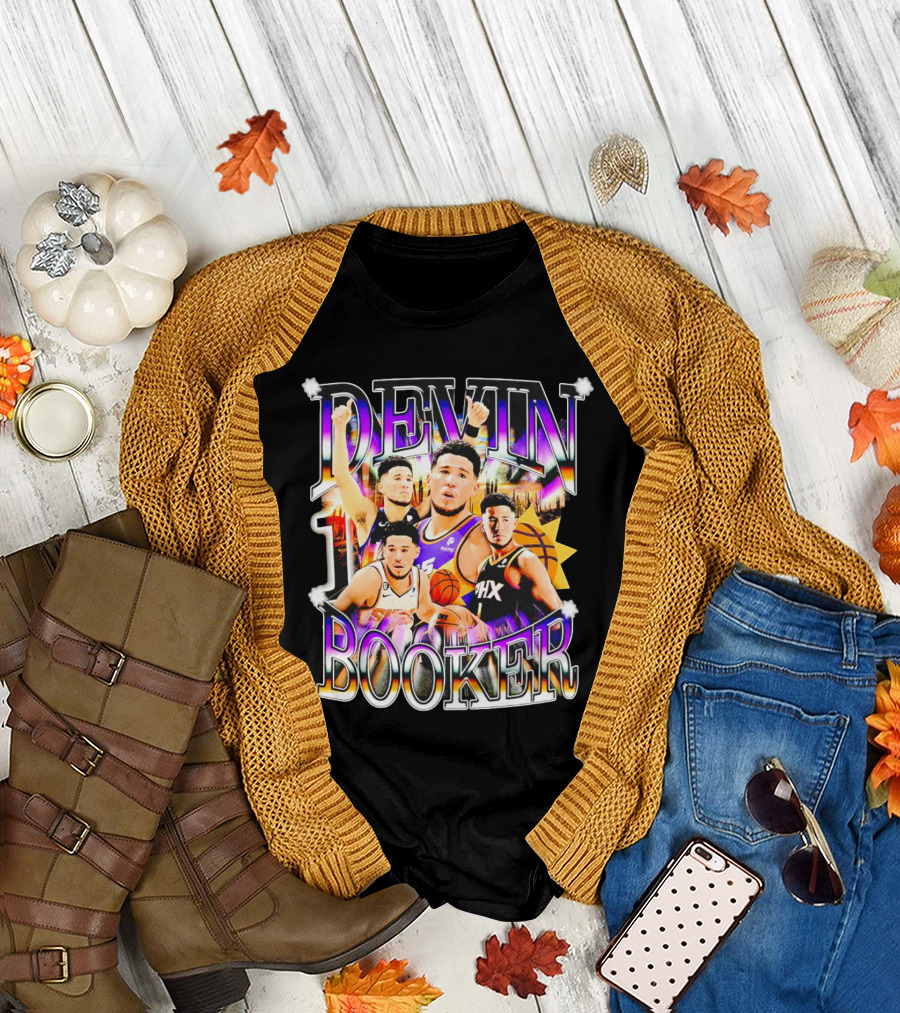 Devin Booker Phoenix Suns Vintage Desert Basketball T-Shirt