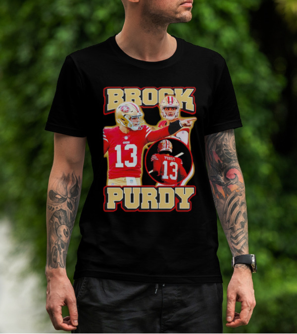 Brock Purdy San Francisco 49ers NFL Quarterback Football Number 13 T-Shirt