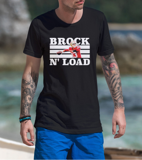 San Francisco 49ers Brock N’ Load Quarterback Football T-Shirt