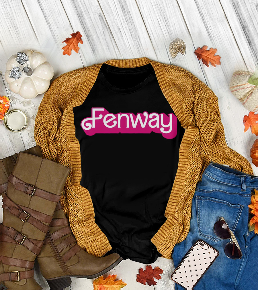 Fenway Barbie Vintage Pink Logo结合 T-Shirt