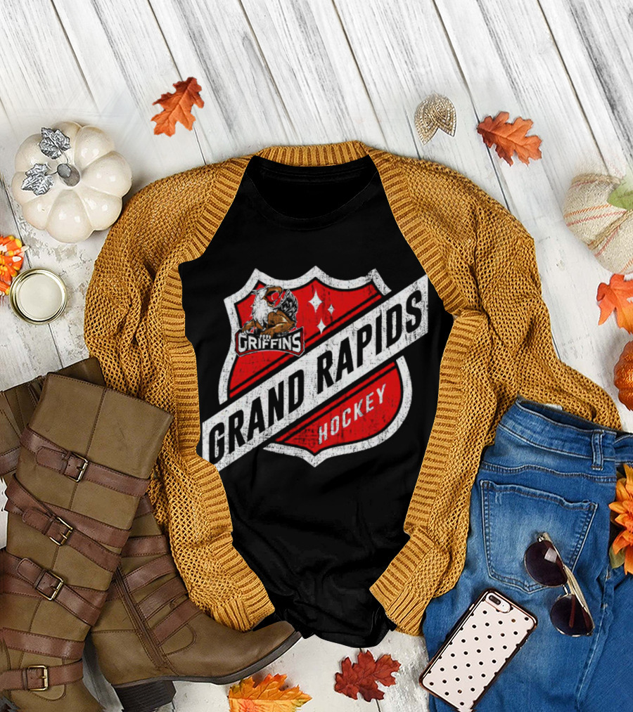 Grand Rapids Griffins Hockey Shield T-Shirt