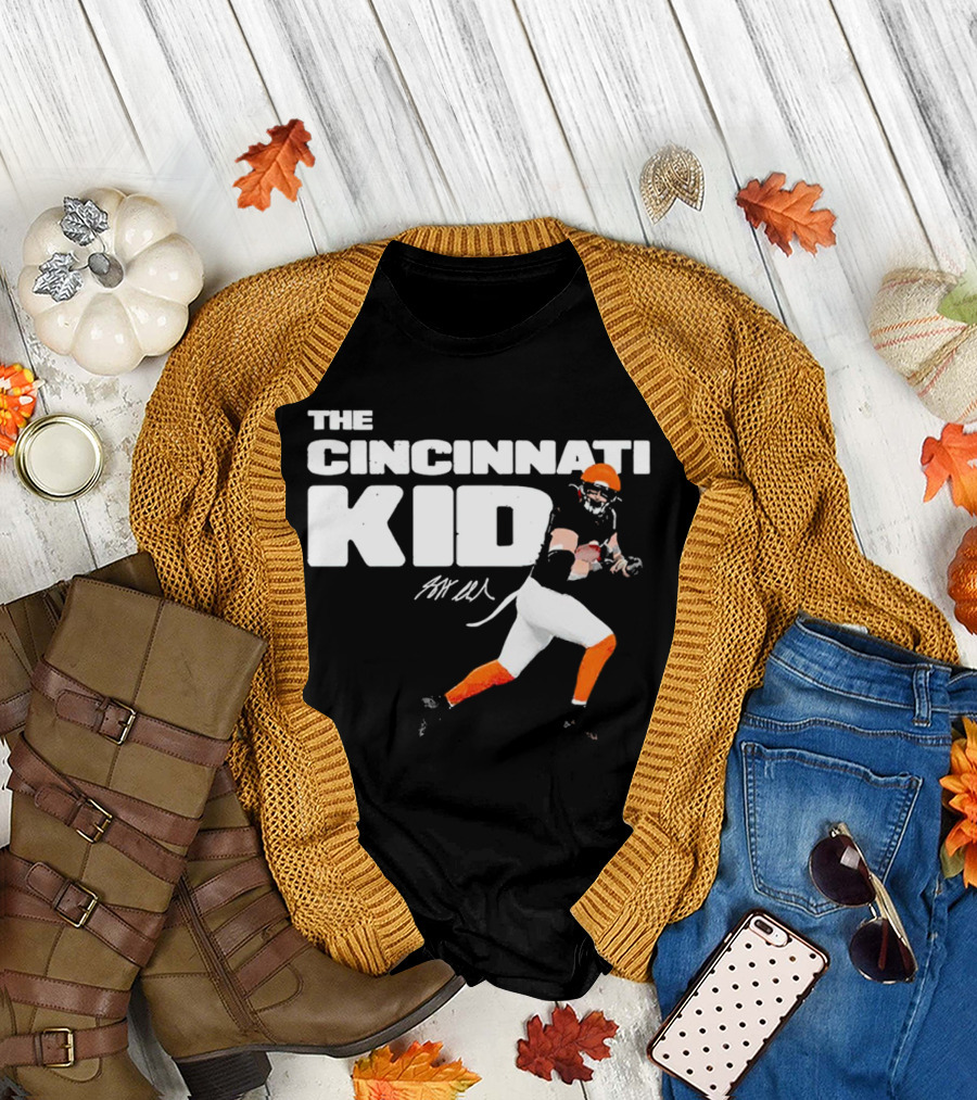 Trey Hendrickson Cincinnati Bengals The Cincinnati Kid Signature Football Gear T-Shirt