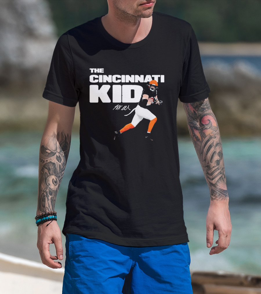Trey Hendrickson Cincinnati Bengals The Cincinnati Kid Signature Football Gear T-Shirt