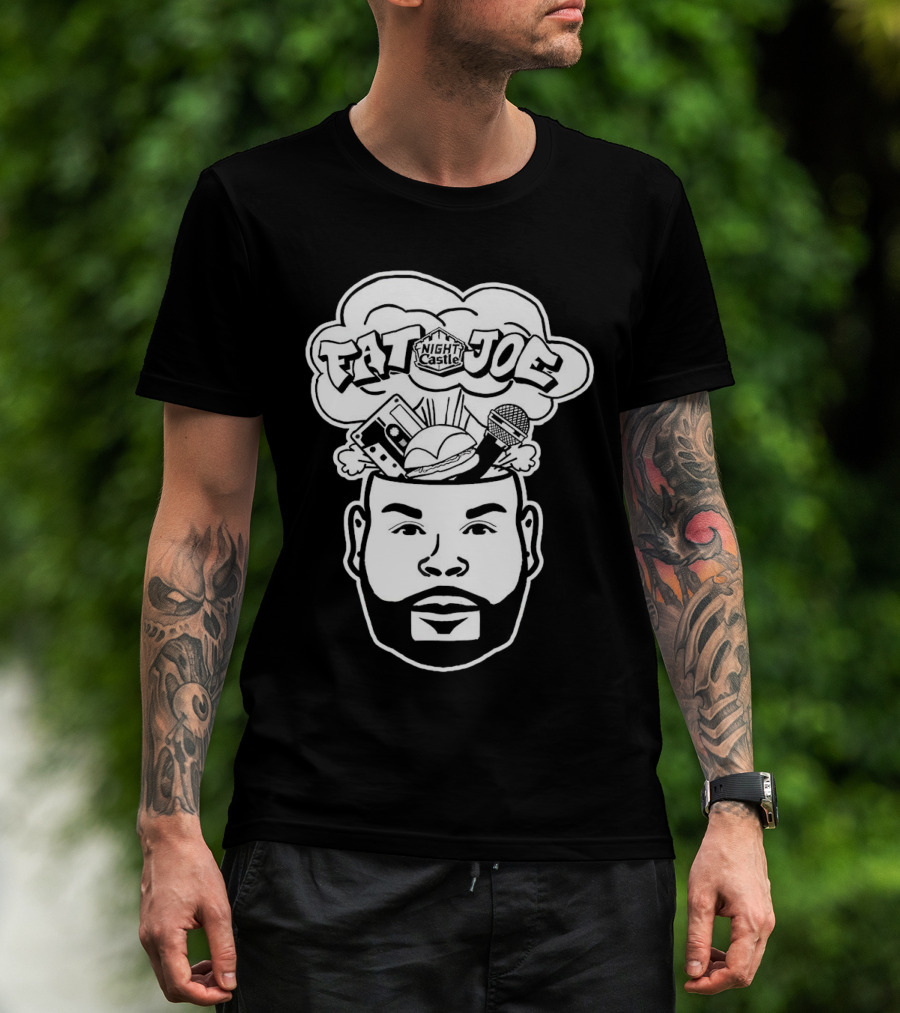 Fat Joe Night Castle Music And Burgers Icons T-Shirt