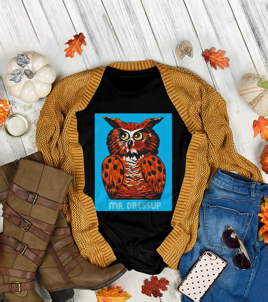 Craig Baird Mr Dressup Owl Retro T-Shirt