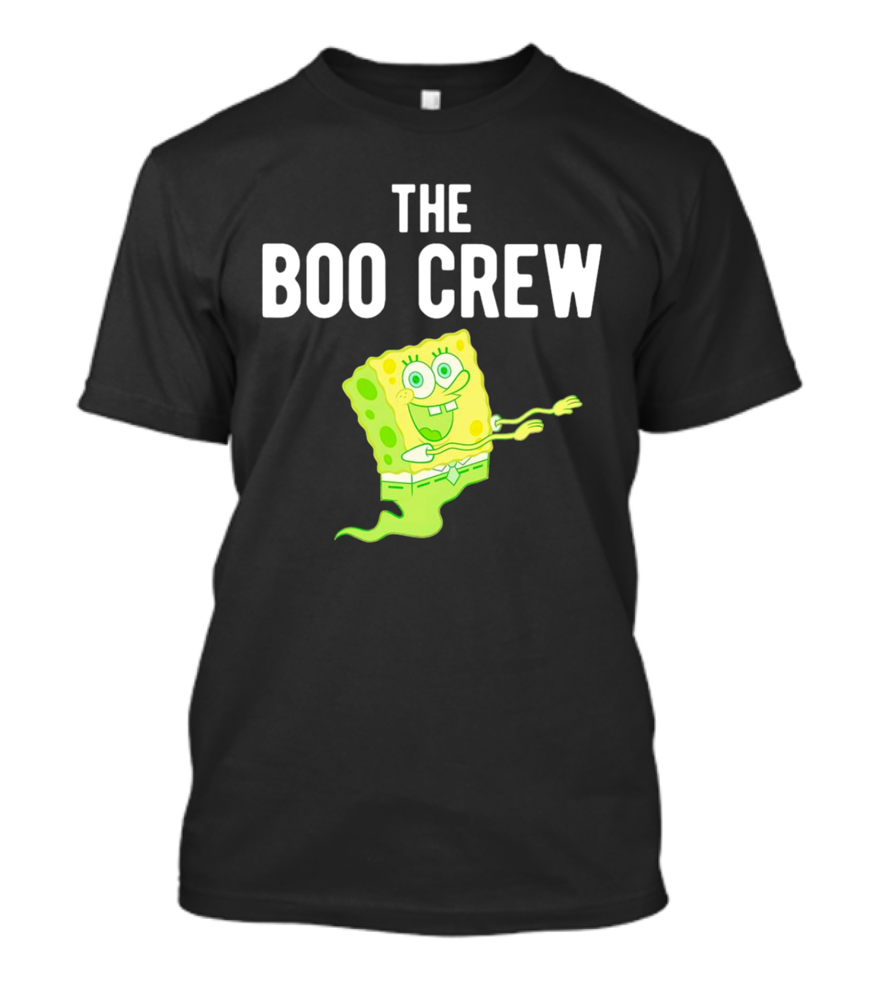 The Boo Crew Ghost SpongeBob Halloween T-Shirt