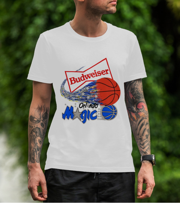 Budweiser Orlando Magic Basketball T-Shirt