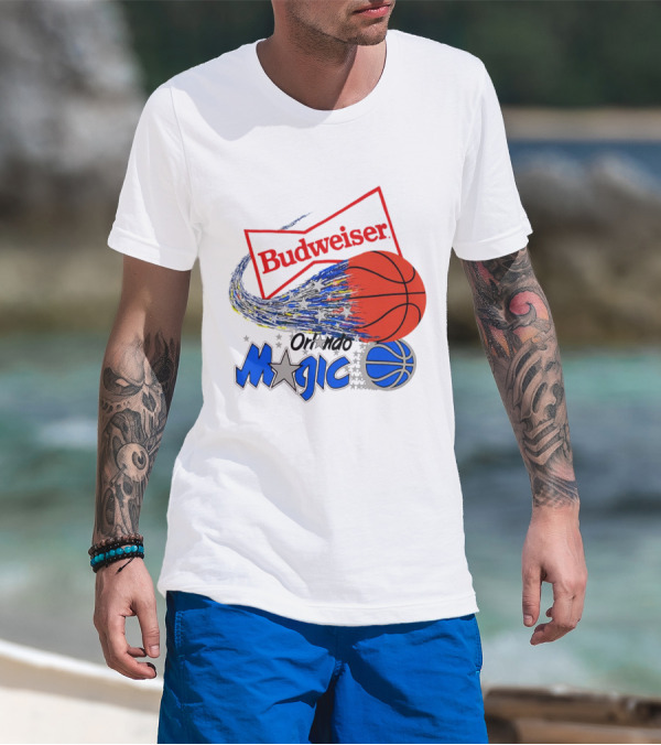 Budweiser Orlando Magic Basketball T-Shirt
