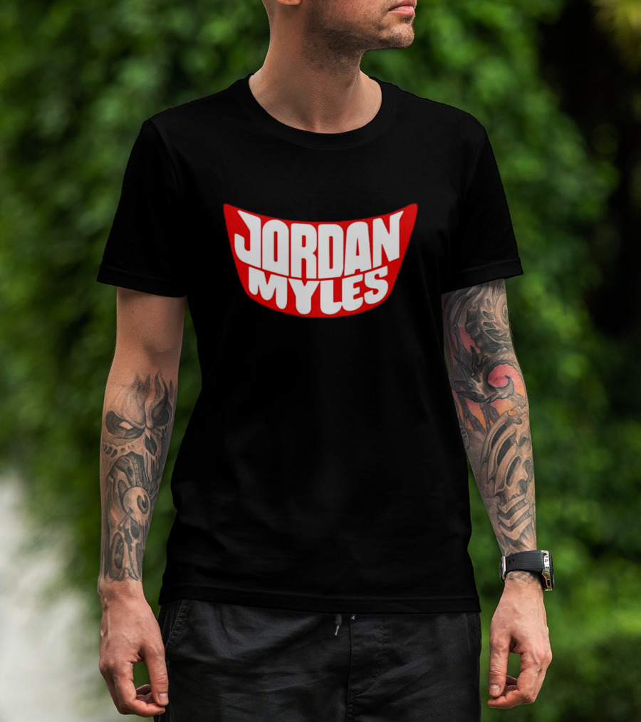 Jordan Myles Red And White T-Shirt