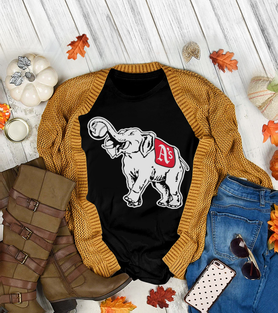 Philadelphia Athletics A's Elephant T-Shirt