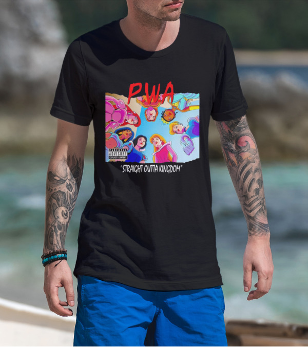 PWA Princess Straight Outta Kingdom Parental Advisory T-Shirt
