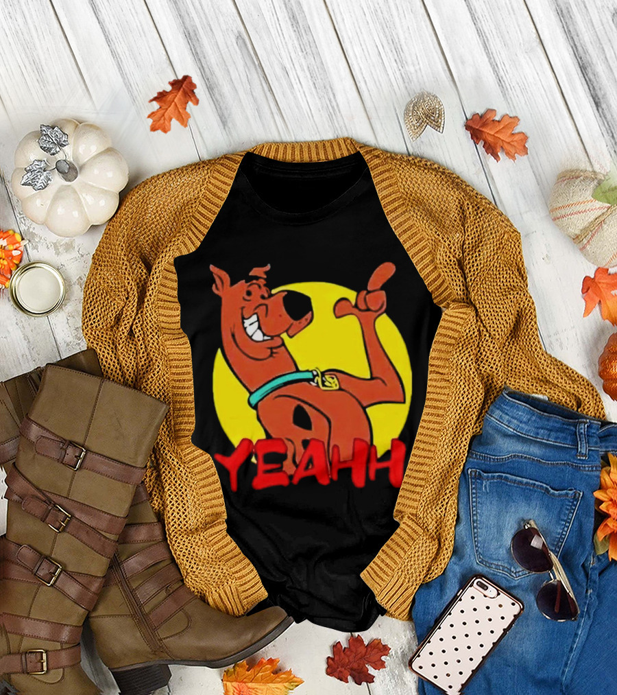 Scooby Yeahh Cartoon Iconic Pose T-Shirt