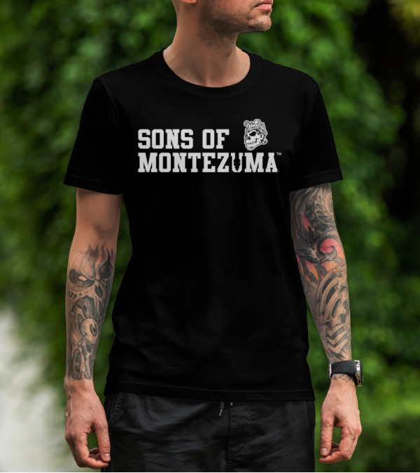 Sons Of Montezuma San Diego State Aztecs Skull T-Shirt