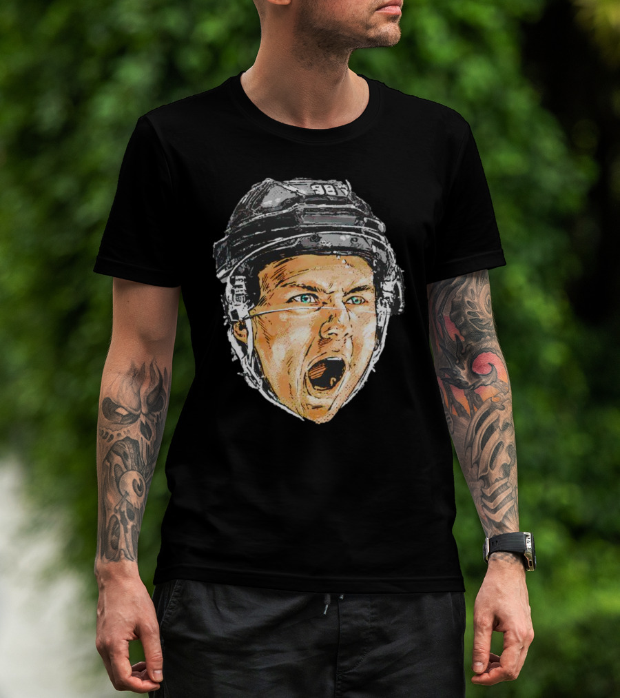 Connor Bedard Chicago Scream Hockey Helmet Sports Icon 98 T-Shirt