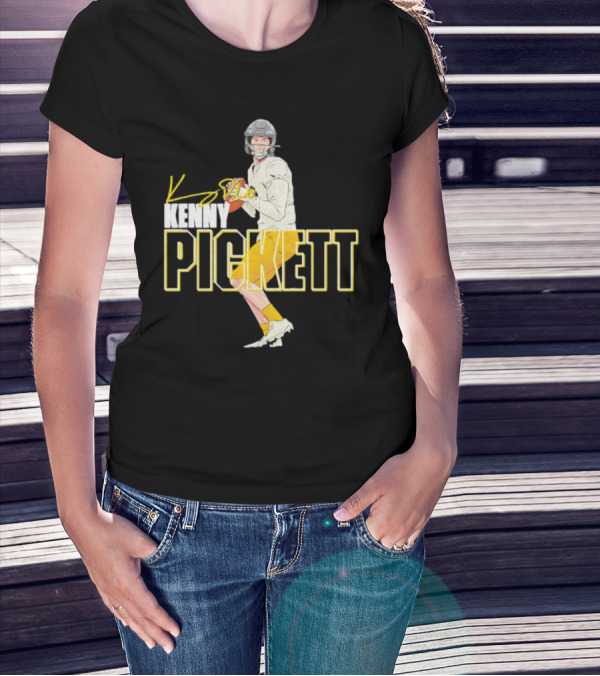 Kenny Pickett Pittsburgh Football Quarterback Pose T-Shirt