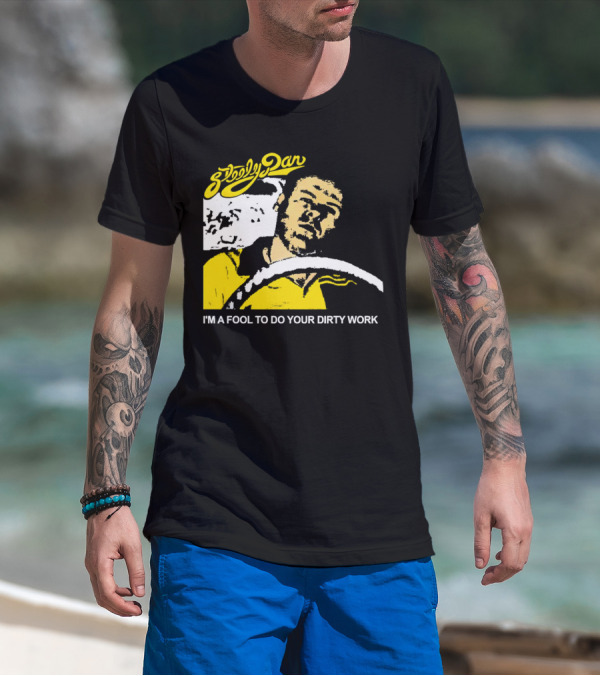 Steely Dan I'm A Fool To Do Your Dirty Work Retro Yellow Driver T-Shirt