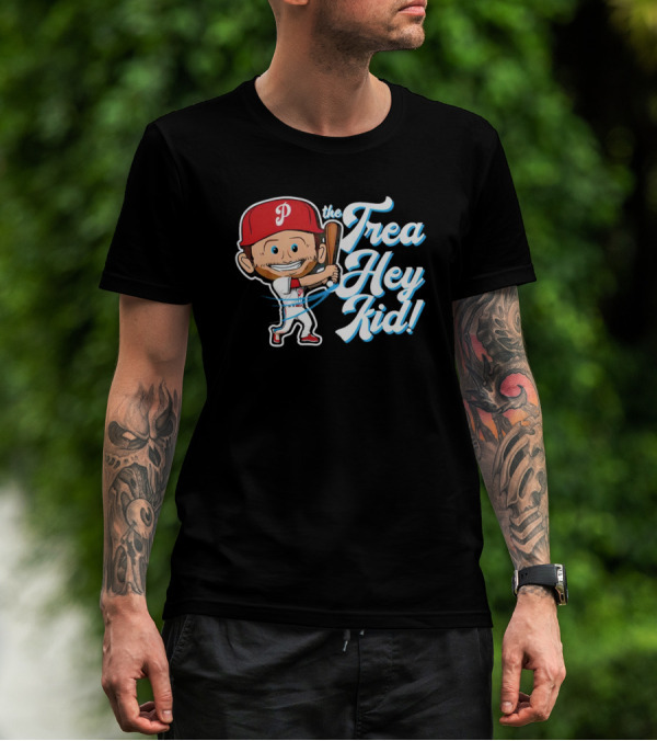 The Trea Hey Kid Philadelphia Phillies Baseball Player T-Shirt