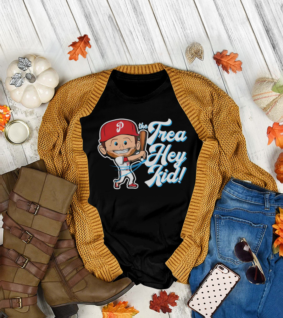 The Trea Hey Kid Philadelphia Phillies Baseball Player T-Shirt