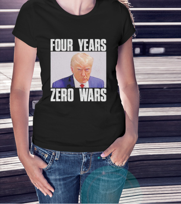 Four Years Zero Wars Portrait Image T-Shirt
