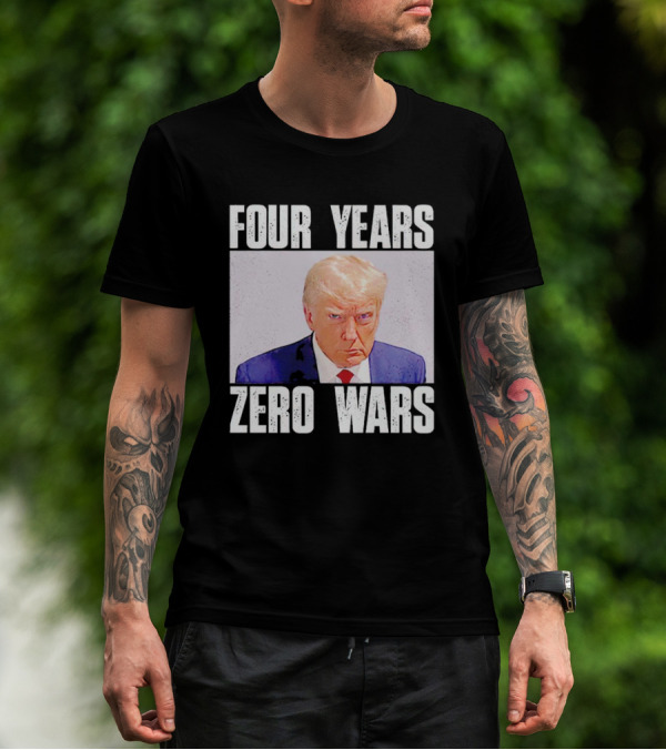 Four Years Zero Wars Portrait Image T-Shirt