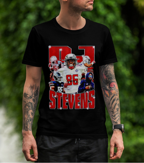 DJ Stevens 86 Football Vintage Jackson State Tigers T-Shirt