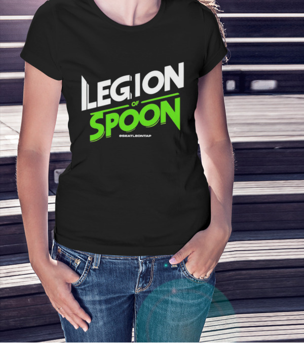 Legion Of Spoon Seattle On Tap Football T-Shirt