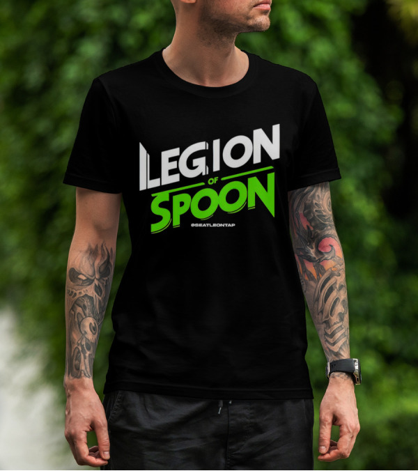 Legion Of Spoon Seattle On Tap Football T-Shirt