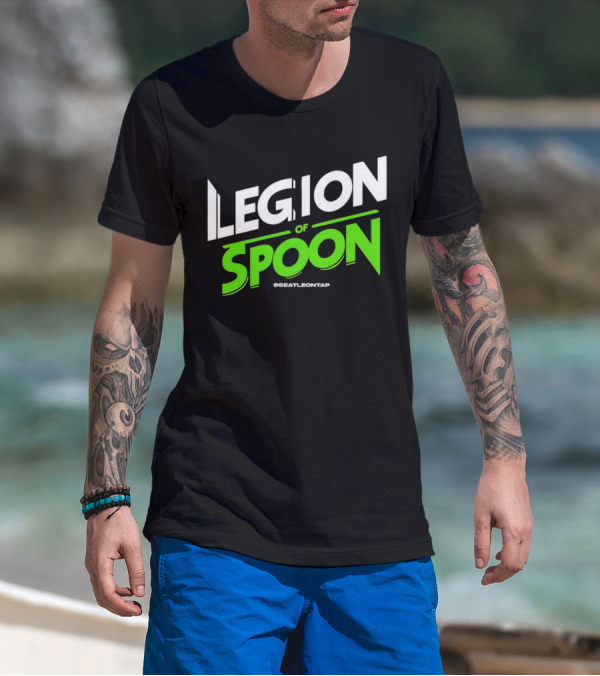 Legion Of Spoon Seattle On Tap Football T-Shirt