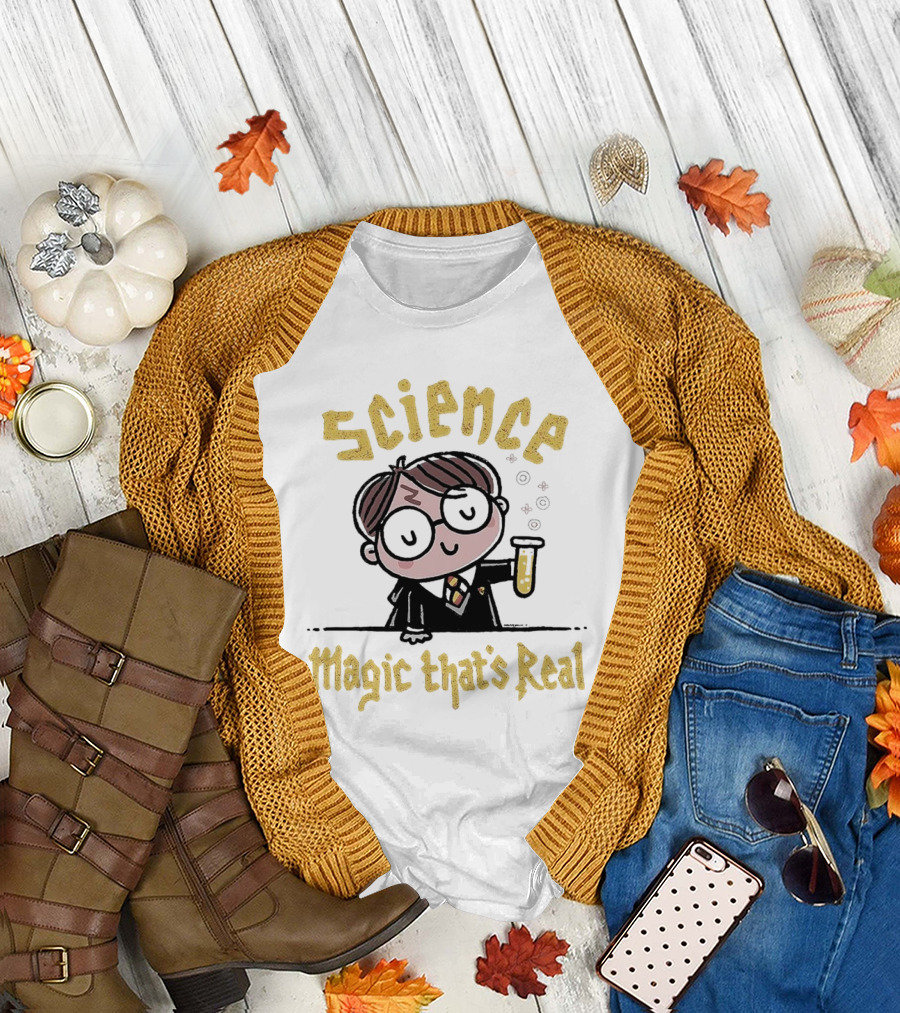 Science Magic That’s Real Wizard with Potion T-Shirt