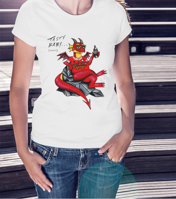 Wrexham Lager Dragon Tasty Baby Cool Style Image T-Shirt