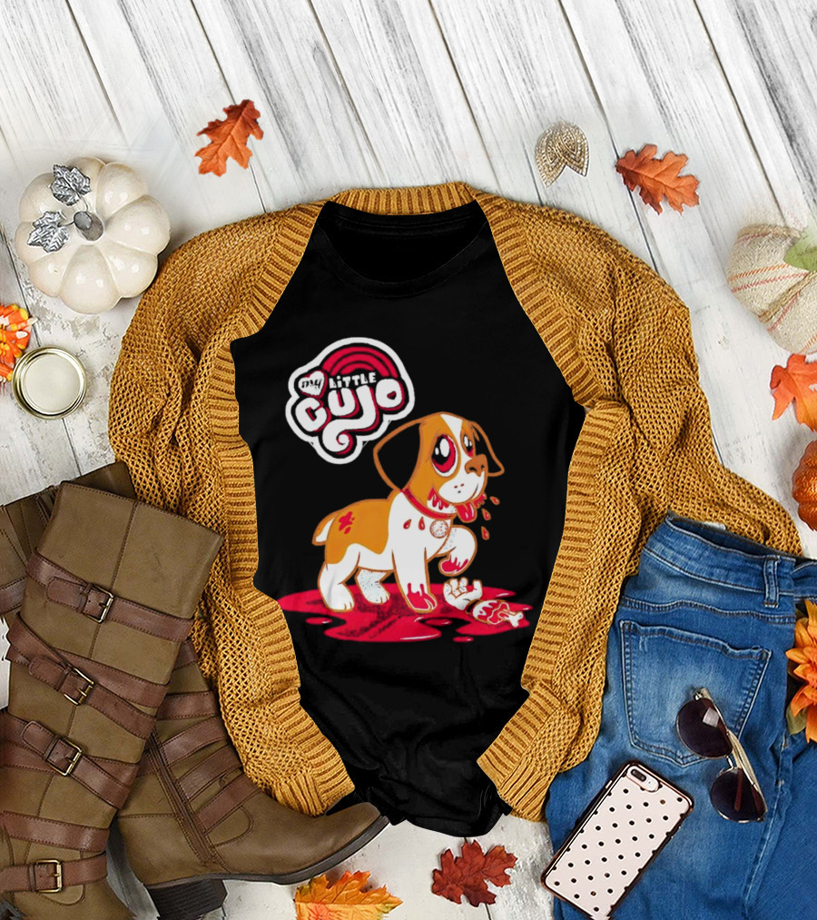 My Little Cujo Dog with Blood and Bones T-Shirt