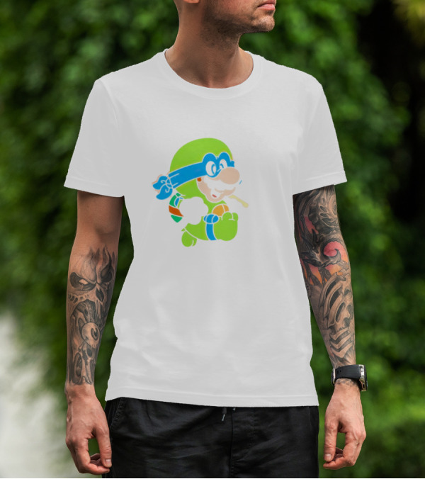 Super Mario Leo Bro Ninja Character T-Shirt