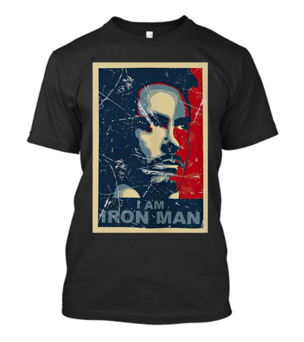 I Am Iron Man Tony Stark Vintage T-Shirt