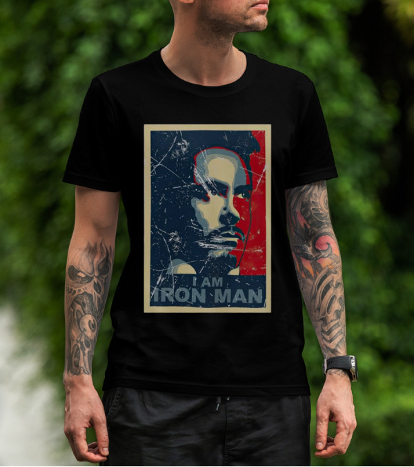 I Am Iron Man Tony Stark Vintage T-Shirt