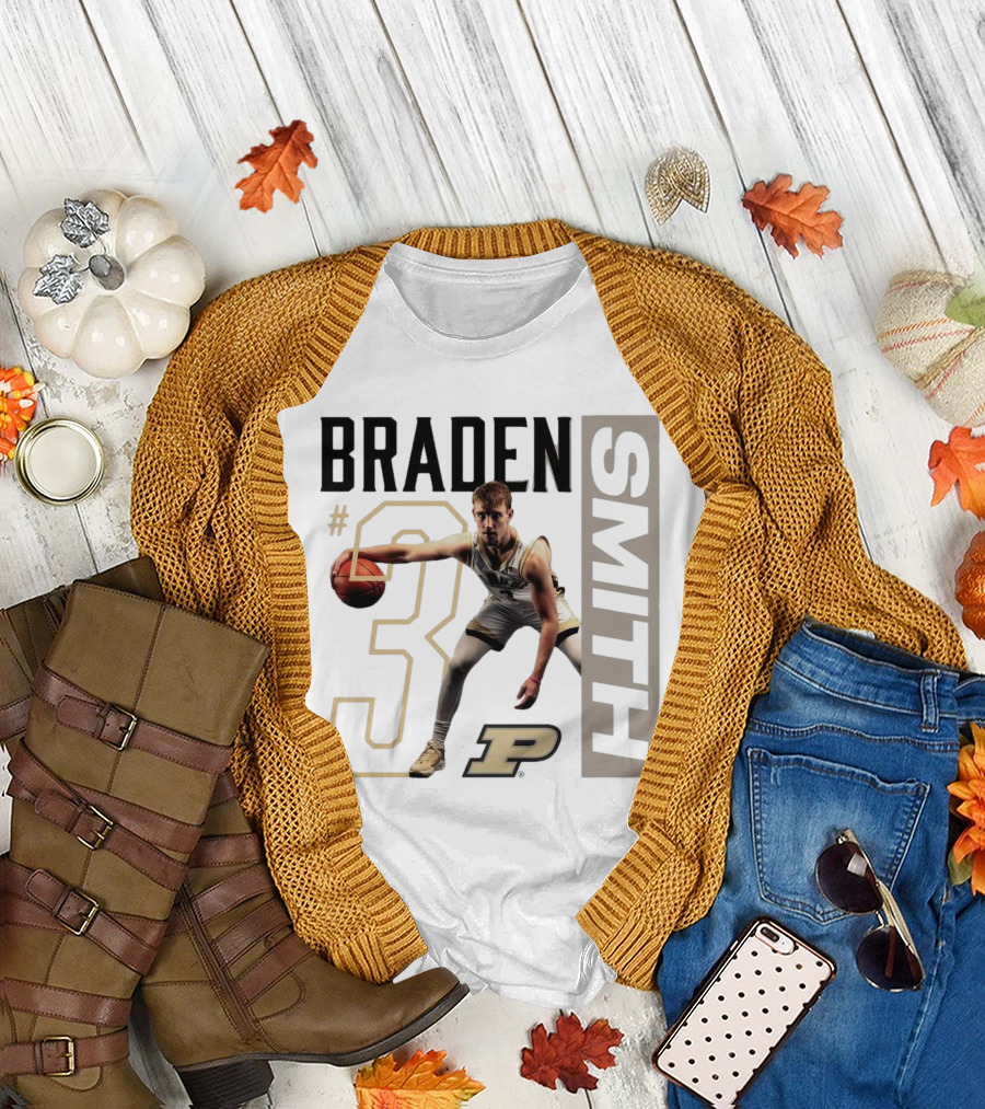 Braden Smith #3 Purdue Basketball P T-Shirt