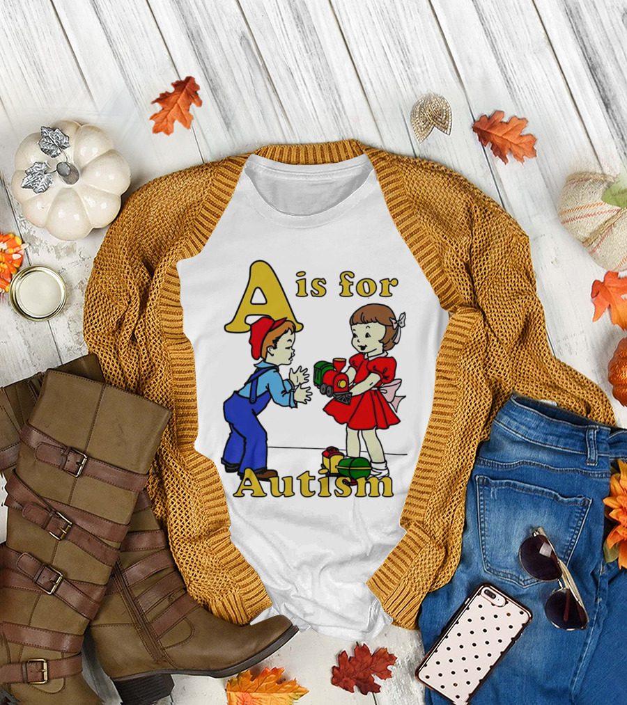 A is for Autism Train Toys Children Classic T-Shirt