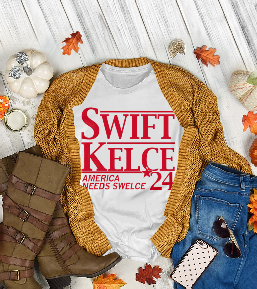 Swift Kelce 2024 America Needs Swelce T-Shirt