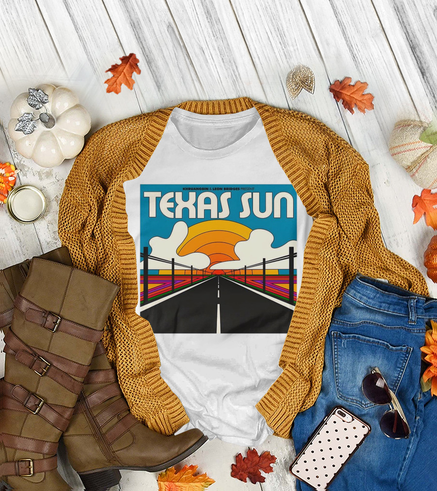 Khruangbin and Leon Bridges Present Texas Sun United State T-Shirt