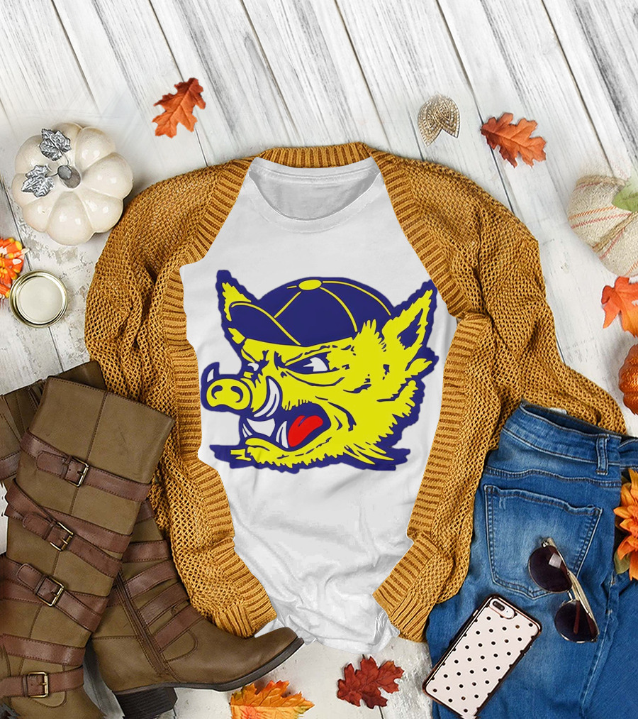 Vamos Javelinas Texas Football Fierce Yellow Mascot T-Shirt