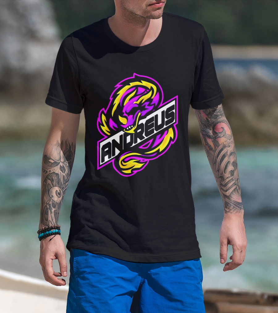 ANDREUS Dragon Logo Aoandreus13 T-Shirt