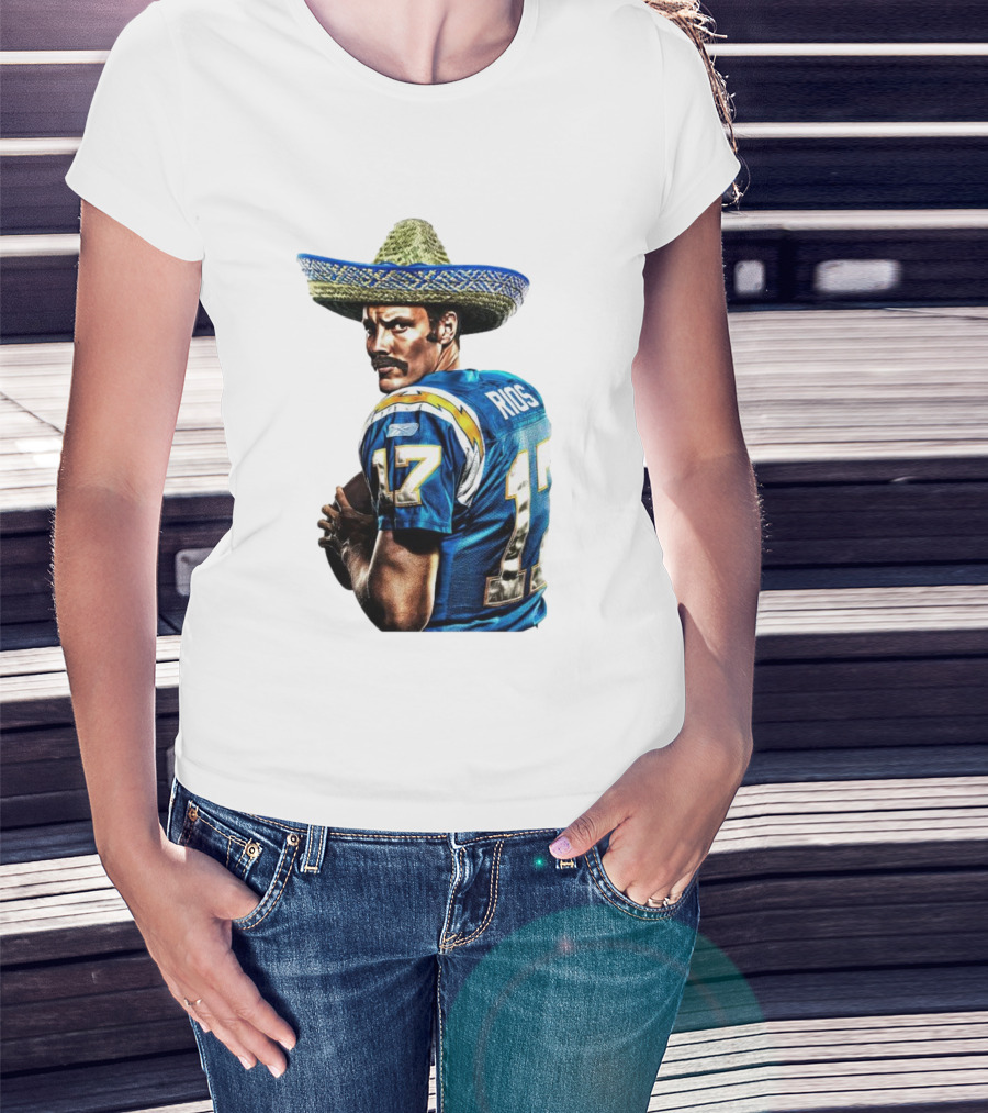 Rios 17 Los Angeles Chargers Sombrero T-Shirt