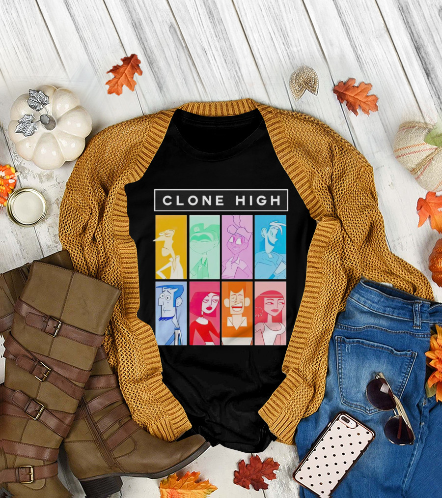 Clone High Characters Color Block Tara Billinger T-Shirt