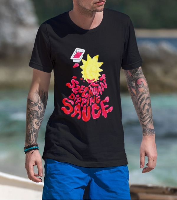 Rick And Morty Szechuan Dipping Sauce Melting Face T-Shirt