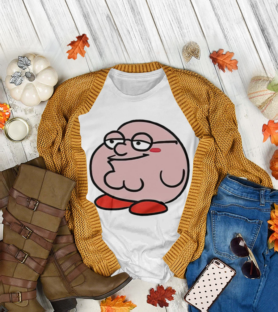 Peter Griffin Kirby Crossover Mashup T-Shirt