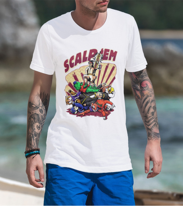 Scalp Em Florida State Seminoles Football Victory Over Rivals T-Shirt